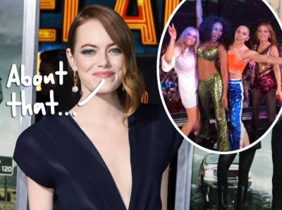 Emma Stone Addresses Rumor She Broke Her Shoulder At A Spice Girls Concert! - perezhilton.com
