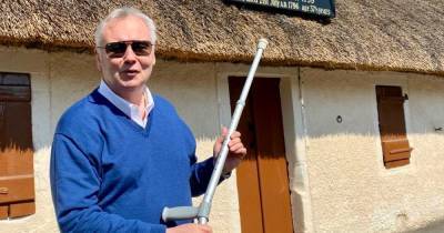 Eamonn Holmes poses with crutches as he admits he's 'dependent' on them - www.ok.co.uk - Scotland - Ireland