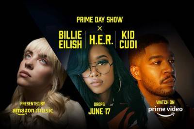 Billie Eilish, H.E.R., Kid Cudi to Perform at Amazon Prime Day ‘Immersive Musical Events’ - variety.com