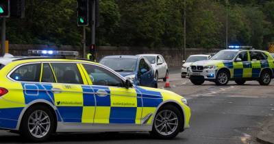 Man rushed to hospital after being hit by car in horror crash near Scots school - www.dailyrecord.co.uk - Scotland