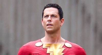 Zachary Levi Suits Up in His Brand New Superhero Costume for First 'Shazam 2' Set Pics! - www.justjared.com - county Union