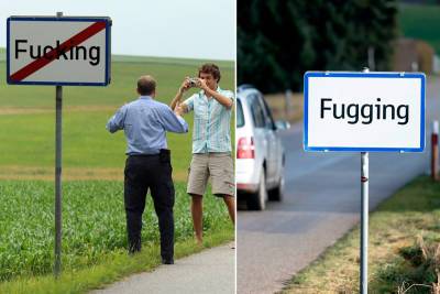 The infamous town of F–king was renamed Fugging — and no one noticed - nypost.com
