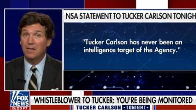 Tucker Carlson Freaks Out After NSA Denies Accusations of Spying on Him (Video) - thewrap.com