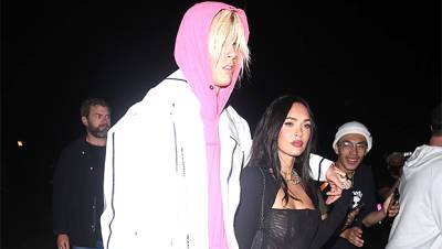 Megan Fox Rocks Sexy Corset Top As She Cozies Up To Machine Gun Kelly On Date Night At Six Flags - hollywoodlife.com - California