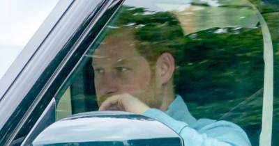 Prince Harry appears pensive as he's seen for first time since landing in the UK - www.ok.co.uk - Britain