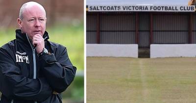 Saltcoats boss hopes only way is up as club survive 18 months without gate money - www.dailyrecord.co.uk