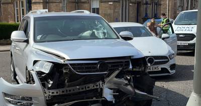 Emergency services race to horror two car crash in Falkirk town centre - www.dailyrecord.co.uk