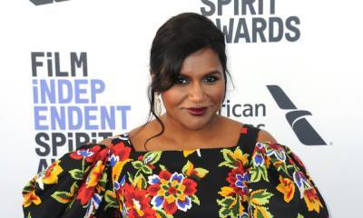 Mindy Kaling's gorgeous look in her dress in enchanting garden photo wows fans - hellomagazine.com