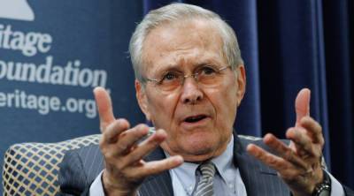 Donald Rumsfeld Dead - Former Secretary of Defense Dies at 88 - www.justjared.com - USA - state New Mexico