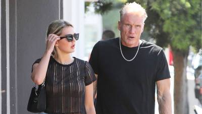 Dolph Lundgren, 63, Fiance Emma Krokdal, 24, Rock Matching Outfits Hold Hands In New Pics - hollywoodlife.com - Los Angeles - Sweden - county Hand