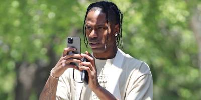 Travis Scott Drives Dangerously on Camera While Going to See His Daughter Stormi - www.justjared.com