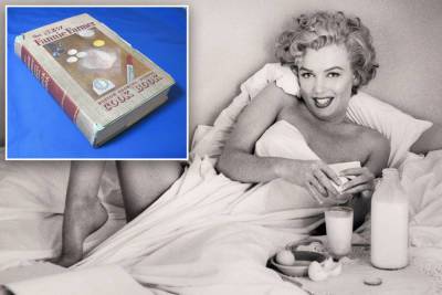 Marilyn Monroe’s personal cookbooks go up for auction - nypost.com - Boston