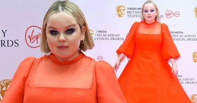 BAFTA TV Awards 2021: Nicola Coughlan makes a statement in orange gown - www.msn.com - Britain - London