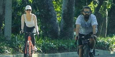 Shia LaBeouf & Mia Goth Reunite for a Bike Ride Together in Pasadena - www.justjared.com - Las Vegas - city Pasadena