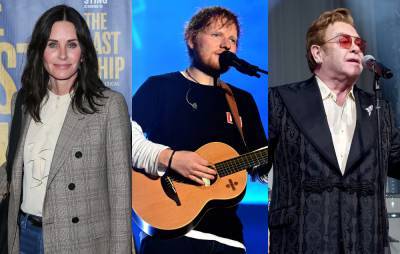 Watch Ed Sheeran sing ‘Tiny Dancer’ with Elton John, Courteney Cox and Brandi Carlile - www.nme.com - USA