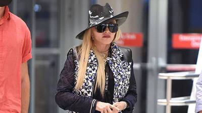 Madonna Looks Fierce In $3K Louis Vuitton Vest Fedora After Celebrating Dad’s 90th Birthday - hollywoodlife.com - New York
