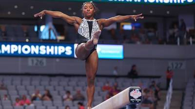 Simone Biles Wins 7th All-Around U.S. Championship Before Olympics Fans Are Blown Away - hollywoodlife.com - USA
