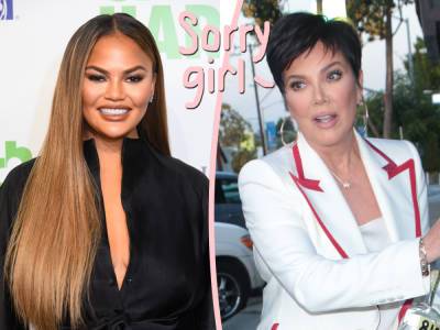 Chrissy Teigen Reportedly Dropped From Marketing For Her Own Cleaning Brand With Kris Jenner Amid Bullying Scandal - perezhilton.com