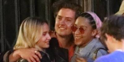 Dylan & Cole Sprouse Hang Out with Stella Maxwell, Camila Mendes & Charles Melton - www.justjared.com - Los Angeles - city Vancouver