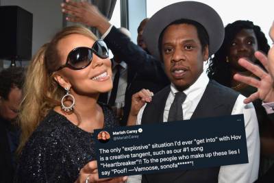 Mariah Carey slams rumors of beef with Jay-Z: ‘Vamoose son of a b—h’ - nypost.com