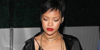 Rihanna Wears Sexy Slip Dress Out To Dinner in LA - www.justjared.com - Los Angeles