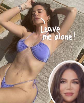 Khloé Kardashian Shuts Down Plastic Surgery Criticism After Being Compared To An 'Alien' - perezhilton.com