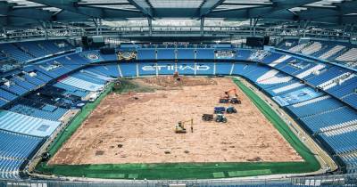 Man City show off how they're making the Etihad Stadium pitch a UK first - www.manchestereveningnews.co.uk - Britain - Manchester