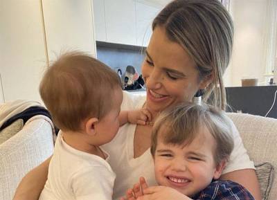 Vogue Williams’ son Theodore proudly shows off his favourite shade of lipstick - evoke.ie - Ireland