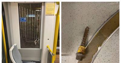 Metrolink passenger left terrified after thugs hurl bolt through tram window - www.manchestereveningnews.co.uk