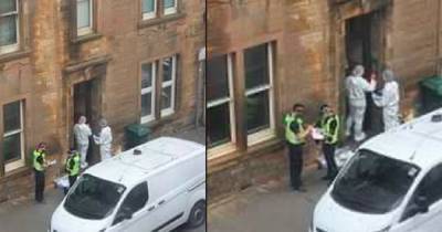 Forensics comb 'hammer' death scene in Perth as flat sealed off - www.dailyrecord.co.uk - county Scott