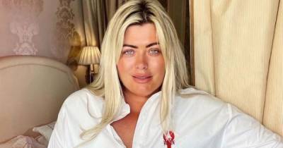 Gemma Collins looks slimmer than ever as she poses in Pamela Anderson-esque shirt - www.ok.co.uk