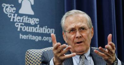 US politician Donald Rumsfeld, architect of the Iraq War, dead at 88 - www.manchestereveningnews.co.uk - USA - Iraq - state New Mexico