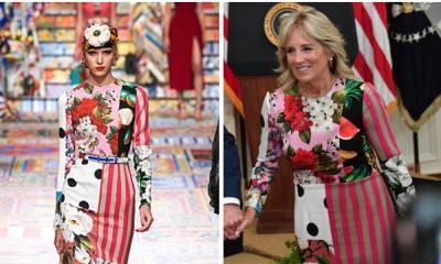 All about the $2700 Dolce & Gabbana dress Jill Biden wore - us.hola.com - Washington - city Orlando
