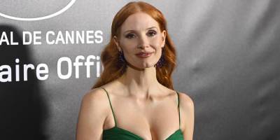 Jessica Chastain is Gorgeous In Green Valentino For Chopard Trophy Dinner in Cannes - www.justjared.com - France