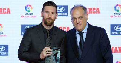 Javier Tebas tells Man City that signing Lionel Messi would be 'financial doping' - www.manchestereveningnews.co.uk - Spain - Manchester