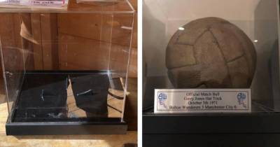 Thieves steal priceless football belonging to striker who scored hat-trick against Man City - www.manchestereveningnews.co.uk - Manchester