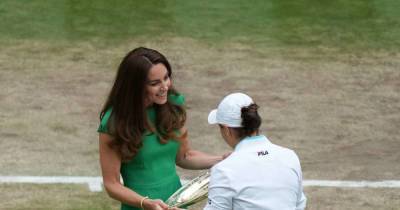 Kate and William congratulate Ashleigh Barty on Wimbledon win - www.msn.com - Scotland - Tokyo