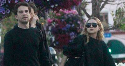 Ashley Olsen and Boyfriend Louis Eisner Hike in the Woods — With a Drink and a Machete - www.usmagazine.com - county Woods