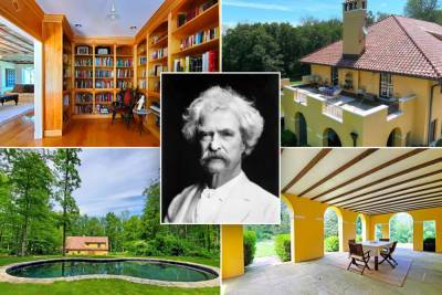 Mark Twain’s final home lists for $4.2M in Conn. - nypost.com - Italy - state Connecticut