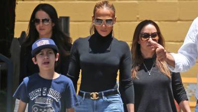 Jennifer Lopez Tours L.A. Private School With Son Max, 13, Amid Speculation She’s Moving - hollywoodlife.com - Los Angeles - Miami - California