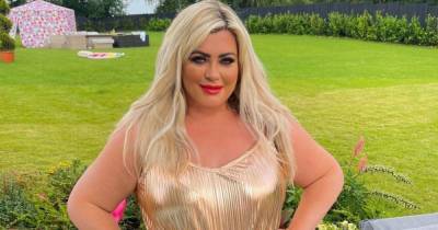 Gemma Collins looks amazing in gold playsuit as she gears up for England final - www.ok.co.uk - Italy