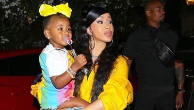 Cardi B Daughter Kulture Match In Pink Princess Dresses For Epic 3rd Birthday Party — See Pics - hollywoodlife.com