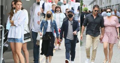 Declan Donnelly - Coleen Rooney - Kelly Brook - Wayne Rooney - Jeremy Parisi - Coleen Rooney leads stars arriving at Wembley ahead of England final - msn.com - Italy