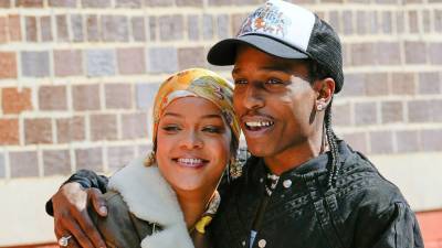 Rihanna and A$AP Rocky Can't Keep Their Hands Off Each Other While Filming in New York City - www.glamour.com - New York