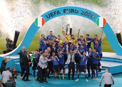 Italy Edges England in Penalty Shootout to Capture Euro 2020 Championship - thewrap.com - Britain - Italy
