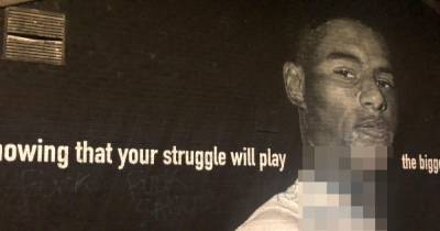 Marcus Rashford mural vandalised less than an HOUR after England's Euro loss - www.manchestereveningnews.co.uk - Manchester
