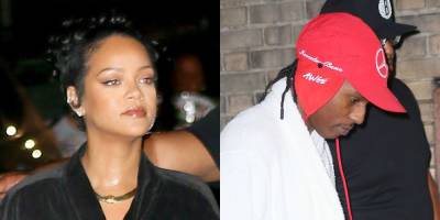 Rihanna & A$AP Rocky Wear Robes to the Set of Their Secret Project in NYC! - www.justjared.com - New York