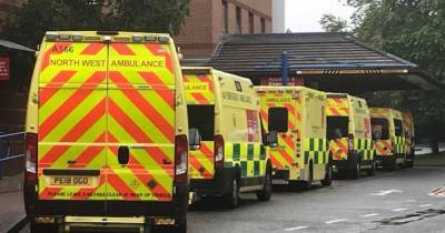 Ambulances queue outside North Manchester General Hospital as long waits and high demand continues - www.manchestereveningnews.co.uk - Manchester