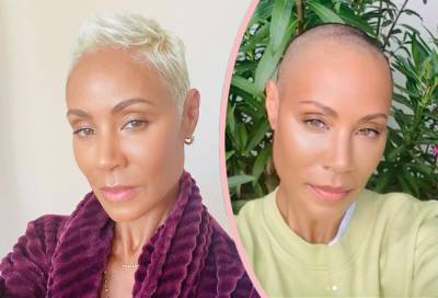 Jada Pinkett Smith Unveils Bold New Look -- Find Out Why She Went Completely Bald! - perezhilton.com