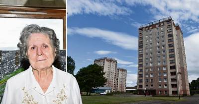 Terrified Irvine gran left abandoned in ghost tower block pleads for new home - www.dailyrecord.co.uk